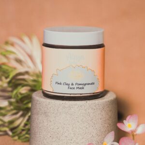 Pink Clay & Pomegranate Face Mask by Alaya Body, handmade in the Northern Rivers
